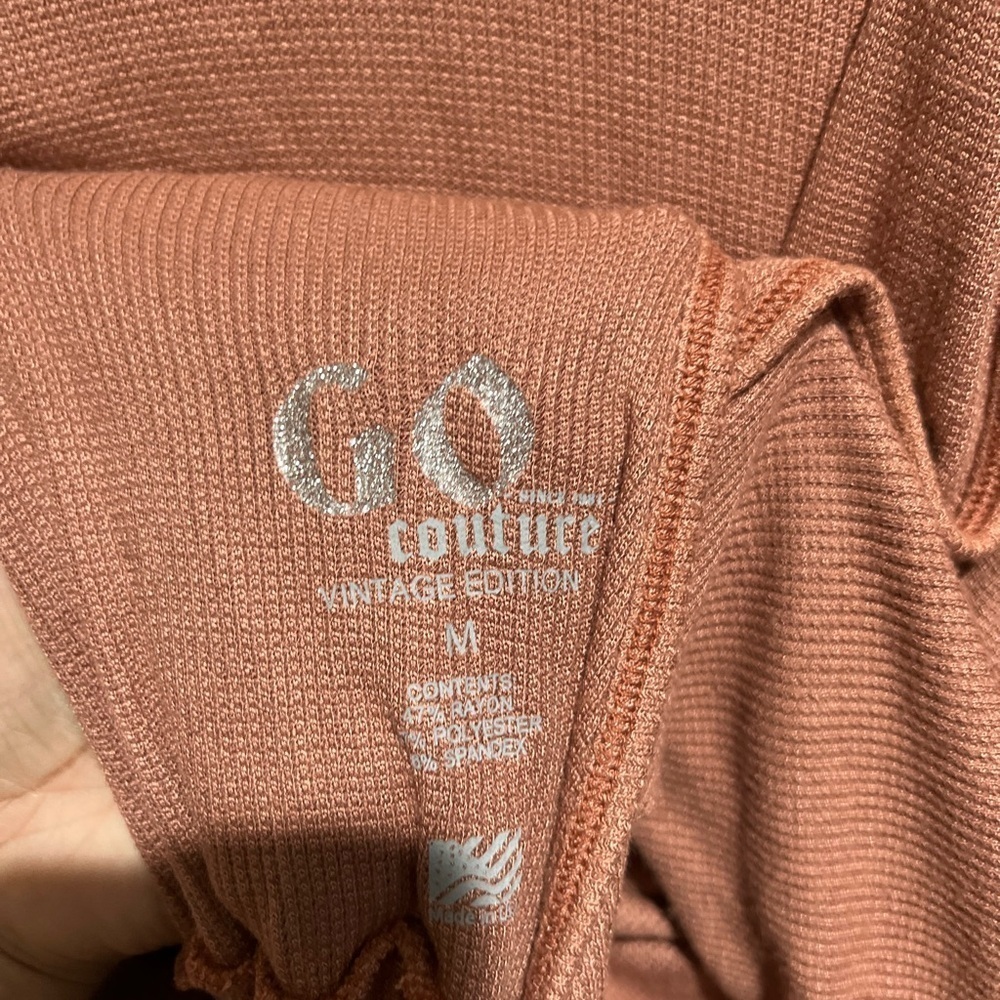 Go Couture Rust Long Sleeve Dress - Picture 4 of 4